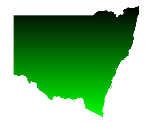 Image showing Map of New South Wales