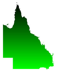 Image showing Map of Queensland