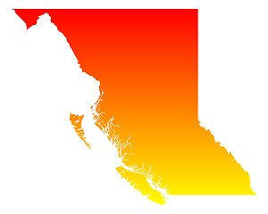 Image showing Map of British Columbia