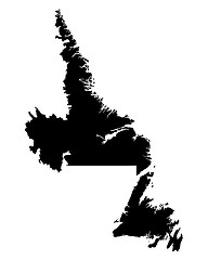 Image showing Map of Newfoundland and Labrador