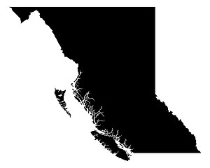 Image showing Map of British Columbia