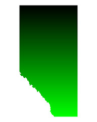 Image showing Map of Alberta