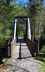 Image showing Wooden bridge