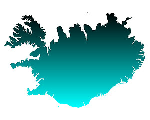 Image showing Map of Iceland