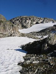 Image showing Mountain with snow