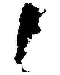 Image showing Map of Argentina