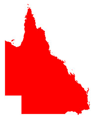 Image showing Map of Queensland