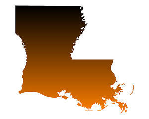 Image showing Map of Louisiana