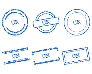 Image showing UK stamps