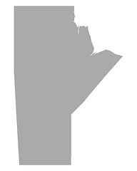 Image showing Map of Manitoba