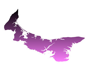 Image showing Map of Prince Edward Island