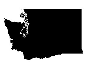 Image showing Map of Washington