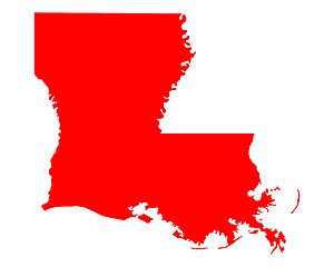 Image showing Map of Louisiana