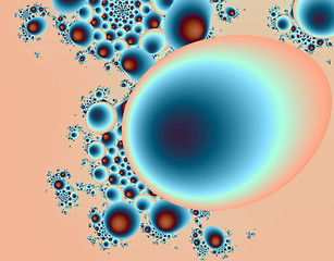 Image showing Eggs bubbles