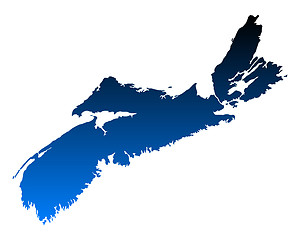 Image showing Map of Nova Scotia