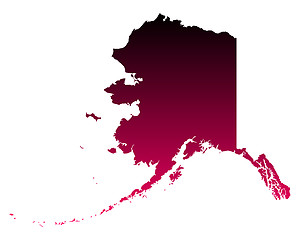 Image showing Map of Alaska