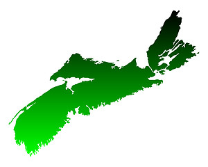 Image showing Map of Nova Scotia