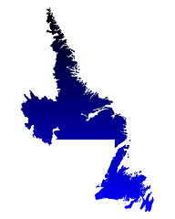 Image showing Map of Newfoundland and Labrador