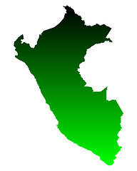 Image showing Map of Peru