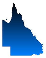 Image showing Map of Queensland
