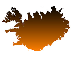 Image showing Map of Iceland