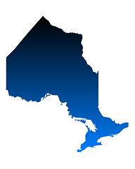 Image showing Map of Ontario