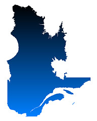 Image showing Map of Quebec