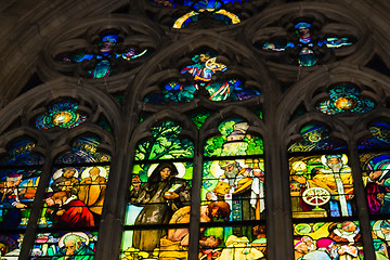 Image showing Decal of St. Vitus Cathedral in Prague