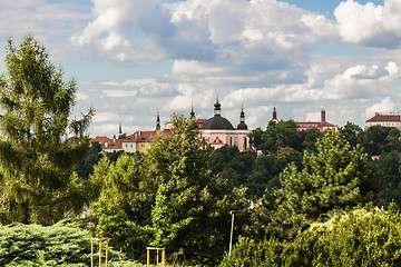 Image showing Red rooftops of Prague