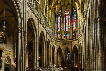 Image showing Saint Vitus Cathedral Interiors