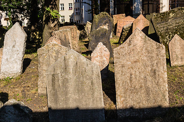 Image showing Old Jewish Cemetery in Prague