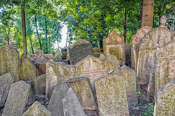 Image showing Old Jewish Cemetery in Prague