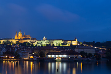 Image showing Prague by night