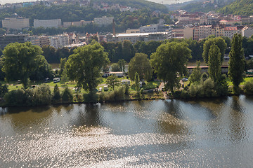 Image showing View of Prague and Vltava