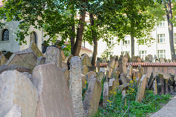 Image showing Old Jewish Cemetery in Prague