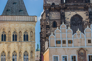 Image showing The Church of Mother of God in front of Týn