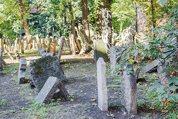 Image showing Old Jewish Cemetery in Prague