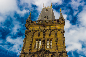 Image showing Powder Tower in Prague