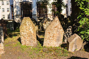 Image showing Old Jewish Cemetery in Prague