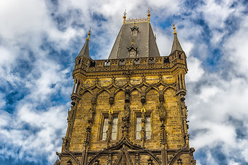 Image showing Powder Tower in Prague   