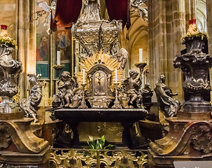 Image showing Saint Vitus Cathedral altar