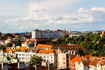 Image showing Red rooftops of Prague