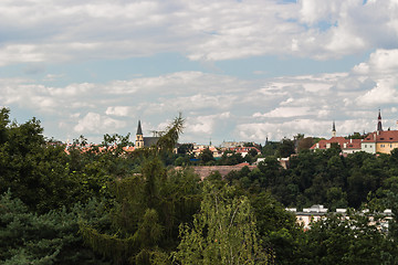 Image showing Red rooftops of Prague