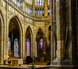 Image showing Saint Vitus Cathedral Interiors