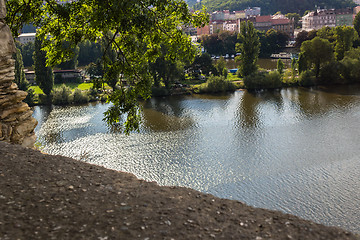 Image showing View of Prague and Vltava