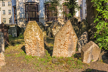 Image showing Old Jewish Cemetery in Prague