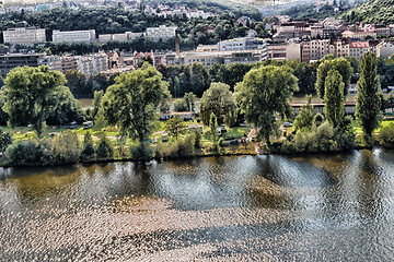 Image showing View of Prague and Vltava