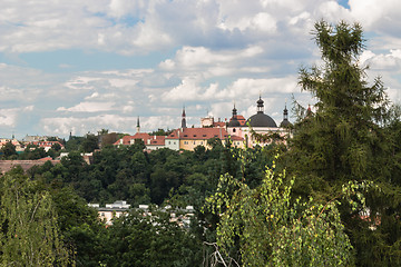 Image showing Red rooftops of Prague