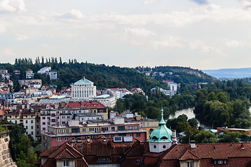 Image showing View of Prague and Vltava