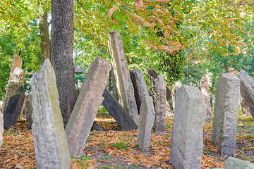 Image showing Old Jewish Cemetery in Prague